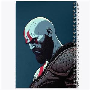 دفتر شطرنجی 50 برگ خندالو طرح بازی گاد آف وار God Of War کد 28632
