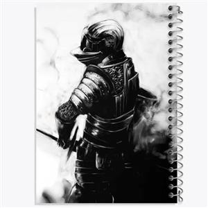 دفتر شطرنجی 50 برگ خندالو طرح بازی ارواح شیطانی Demons Souls کد 28659