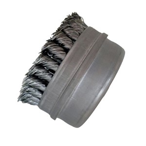 فرچه سیمی کاسه ای صنعت براش مدل AT - 7010 سایز 100 میلی متر