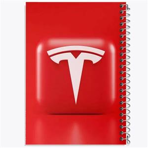 دفتر شطرنجی 50 برگ خندالو طرح تسلا tesla کد 30699