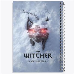 دفتر شطرنجی 50 برگ خندالو طرح ویچر The witcher کد 30938
