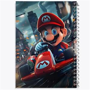 دفتر شطرنجی 50 برگ خندالو طرح سوپر ماریو کد 30444