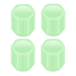 سر والف لاستیک خودرو مدل POLYGONAL-GREEN بسته 4 عددی