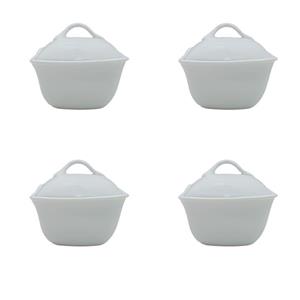 قندان شرکت صنایع چینی تقدیس مدل مدرن بسته 4 عددی