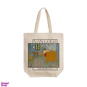 ساک خرید ترمه طراحان ایده مدل اتاق خواب از ونگوگ کد art015 - L