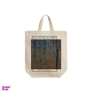 ساک خرید ترمه طراحان ایده مدل جنگل راش از کلیمت کد art0085 - S