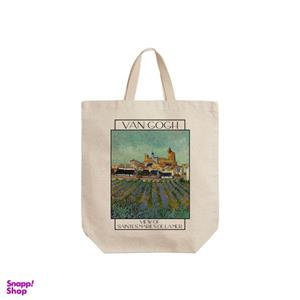 ساک خرید ترمه طراحان ایده مدل نمایی از سن ماریه د لامر از ونگوگ کد art008 - s