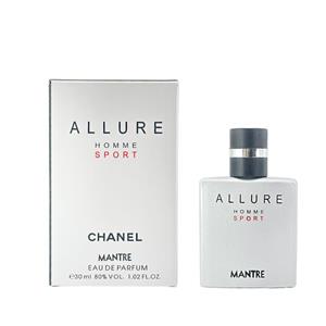 عطر جیبی مانتره مدل ALLURE SPORT حجم 30 میلی لیتر