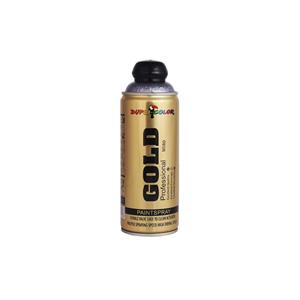 اسپری رنگ متالیک یاسی دوپلی کالر مدل gold M580 حجم 400 میلی لیتر مجموعه 2 عددی