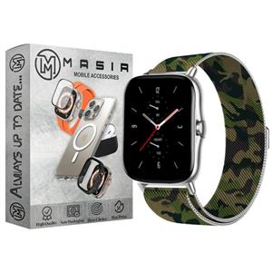بند مسیر مدل Army Milanese Magnetic مناسب برای ساعت هوشمند هایلو RS4 PLUS Masir Strap suitable for Haylou 