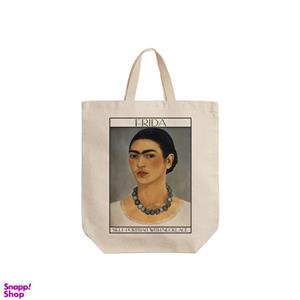 ساک خرید ترمه طراحان ایده مدل خودنگار با گردنبند از فریدا کد art0144 - S