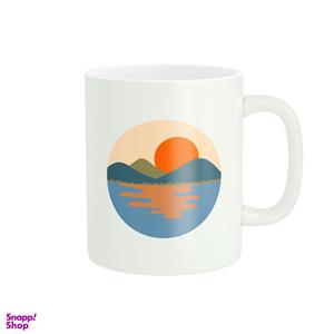 ماگ طرح منظره غروب خورشید کد 40