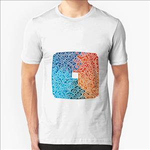 تی شرت یقه گرد مردانه غروب اقیانوس