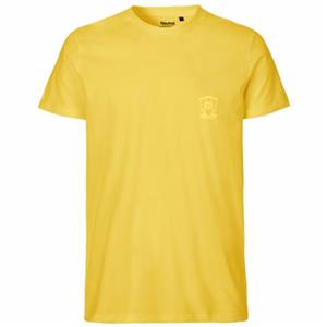 تی شرت آستین کوتاه مردانه مدل ساده کد 75 رنگ زرد 