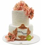 کیک عروسی گل نسترن