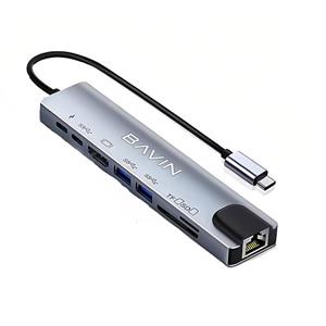 هاب 8 پورت USB-C باوین مدل 8120