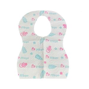 پیشبند یکبار مصرف نوزادی مایا مدل every where -2 بسته 10 عددی