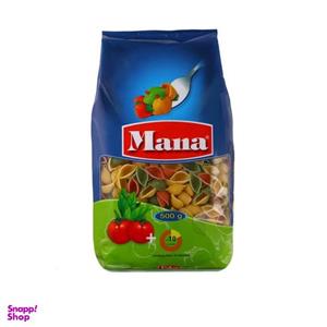 ماکارونی فرمی گوش ماهی سبزیجات مانا - 500 گرم