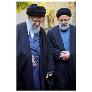تابلو شاسی مدل T8171 طرح خادم الرضا شهید خدمت سید ابراهیم رئیسی و حضرت آیت الله خامنه ای