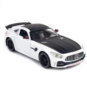 ماکت ماشین مدل فلزی 6درب بازشو موزیکال BENZ AMG GT دودزا