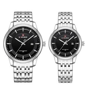 ست ساعت مچی عقربه ای زنانه و مردانه نیوی فورس مدل F9228SBS