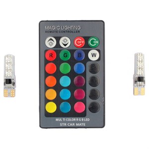چراغ SMD ریموت دار مدل مجیک لایت بسته 2 عددی