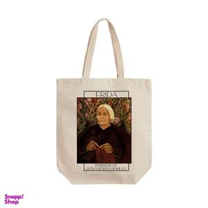ساک خرید ترمه طراحان ایده مدل پرتره دونا روزیتا موریلو از فریدا کد art0154 - L