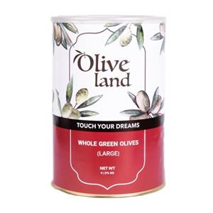 زیتون سبز باهسته الیو لند - 4000 گرم