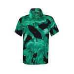 پیراهن آستین کوتاه مردانه مدل هاوایی استوایی کد H-B-GR رنگ سبز