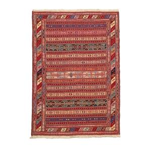 گلیم دستبافت یک و نیم متری مدل ورنی کد 4030137