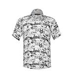 پیراهن آستین کوتاه مردانه مدل هاوایی سنگی کد STO-WHI رنگ سفید