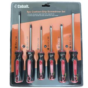 پیچ گوشتی کبالت مدل Cushion-Grip مجموعه 6 عددی