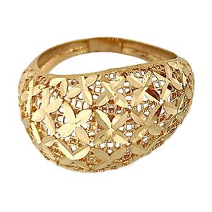 انگشتر طلا 18 عیار زنانه و جواهرسازی افرا مدل تراش شکوفه ۳۱۵۳۲۵ 