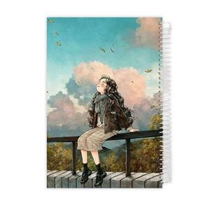 دفتر خاطرات 100برگ طرح حس خوب کد ROS-114
