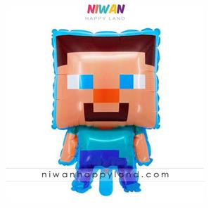 بادکنک فویلی طرح ماینکرافت مدل KP36