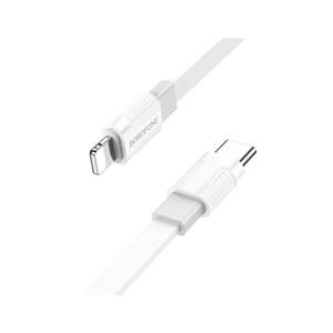 کابل تبدیل USB-C به لایتنینگ بروفون مدل BX89 20W طول 1 متر