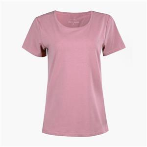 تی شرت آستین کوتاه زنانه جوتی جینز مدل بیسیک کد 1551408 رنگ کالباسی روشن