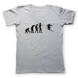 تی شرت زنانه طرح اسکی باز کد 4433