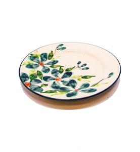 پیش دستی سرامیکی طرح گل سبز