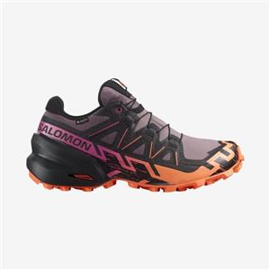 کفش دویدن تریل زنانه بنفش اسیکس مدل SPEEDCROSS 6 GORE-TEX