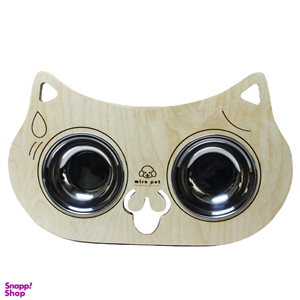 ظرف آب و غذای سگ و گربه میروپت مدل کیتی کاپ