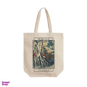 ساک خرید ترمه طراحان ایده مدل آبشار کیریفوری از هوکوسای کد art0251 - L