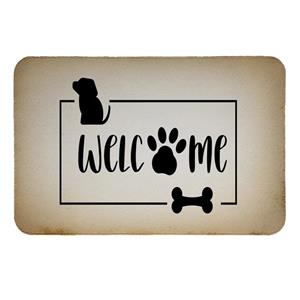 پادری طرح welcome کد 9521 سایز 110x80سانتی متر
