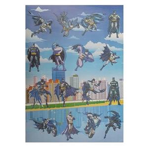 برچسب مدل اکلیلی طرح بتمن کد 002