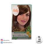 کیت رنگ مو بدون آمونیاک نلی NELLY مدل ammonia free شماره 7/01 بلوند دودی