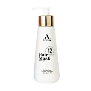 ماسک مو 12 کاره مناسب انواع مو آراکسین حجم 175 میلی لیتر 