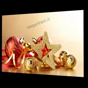 تابلو شاسی  لوازم تزئین درخت کریسمس  مدل  AK16