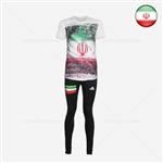 ست تیشرت و شلوار زنانه Adidas طرح Iran