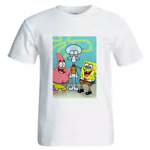 تیشرت باب اسفنجی اکتاپوس و پاتریک  مدل  F15