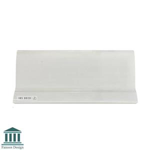 قرنیز PVC  سفید براق مدل پارکتی کد 3116